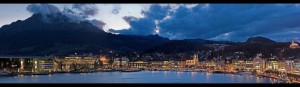 Immer wieder eindrucksvoll. das Panorama der Leuchtenstadt Luzern