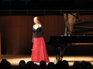 Lise de la Salle auf der Konzertbühne