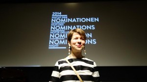 Anete Melece anlässlich der Filmpreisnomination an den Solothurner Filmtagen im Januar 2014 (Foto: Otto Alder)