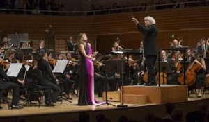 Sopranistin Barbara Hannigan und Sir Simon Rattle