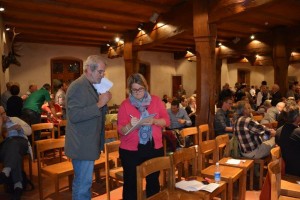 Vize - Stadtschreiberin Karin Fischer notiert sich geduldig mein kleines Anliegen