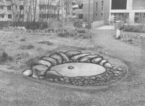 Projektskizze Neugestaltung Brunnen Ehret-Park