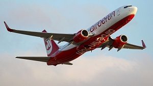 Schreibt derzeit keine schwarzen Zahlen: Fluggesellschaft Air Berlin c DPA