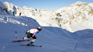 Swiss Ski im Training auf der Diavolezza 